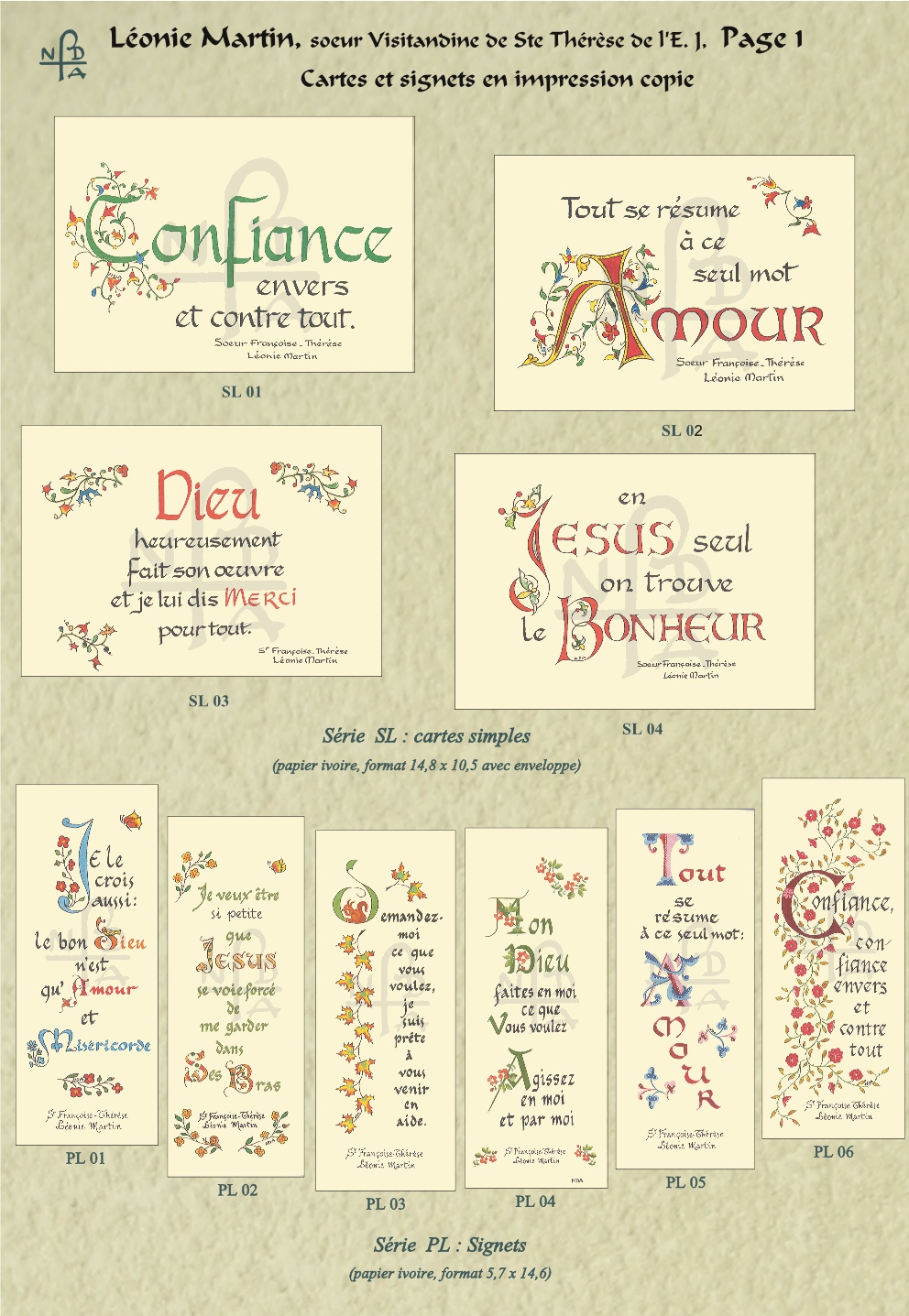 Abbaye Argentan Leonie Martin